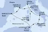 Genoa,Naples,Palermo,La Goulette,Barcelona,Marseille,Livorno,Cagliari