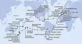 Italy,France,Spain,Gibraltar,Morocco,Cape Verde,Brazil,Argentina,Falkland Islands,Chile,Pitcairn,French Polynesia,Cook Islands,New Zealand,Australia,New Caledonia,Fiji,Samoa,American Samoa,United States,Mexico,Costa Rica,Panama,Jamaica,Virgin Islands (British),Netherlands Antilles,Germany