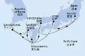 Tokyo,Hiroshima,Kagoshima,Gangjeong,Sasebo,Kobe,Tokyo