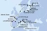 Civitavecchia,Livorno,Genoa,Marseille,Barcelona,La Coruna,Bilbao,La Rochelle,Brest,Warnemunde,Gdynia,Klaipeda,Riga,Tallinn,Helsinki,Stockholm,Stockholm