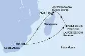 South Africa,Madagascar,Mauritius,Reunion