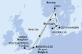 Southampton,Oslo,Fredericia,Copenhagen,Zeebrugge,Southampton