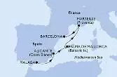 Malaga,Alicante,Palma de Mallorca,Marseille,Barcelona