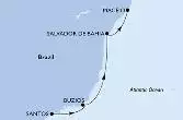 Santos,Buzios,Salvador,Maceio