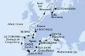 Genoa,Barcelona,Alicante,Gibraltar,Cadiz,La Coruna,Bilbao,La Rochelle,Kiel,Copenhagen