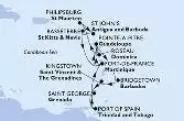 Fort de France,Pointe-a-Pitre,Roseau,Philipsburg,St John s,Basseterre,Fort de France,Pointe-a-Pitre,Bridgetown,Kingstown,Port of Spain,Saint George,Fort de France