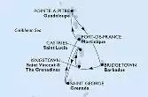 Pointe-a-Pitre,Bridgetown,Kingstown,Castries,Saint George,Fort de France,Pointe-a-Pitre