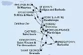 Fort de France,Pointe-a-Pitre,Philipsburg,St John s,Basseterre,Roseau,Fort de France,Pointe-a-Pitre,Castries,Bridgetown,Kingstown,Saint George,Fort de France