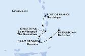 Barbados,Grenada,Saint Vincent and the Grenadines,Martinique