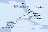 Port Canaveral,Ocean Cay,Costa Maya,Cozumel,Nassau,Port Canaveral
