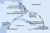 Port Canaveral,Ocean Cay,Costa Maya,Cozumel,Nassau,Port Canaveral,Ocean Cay,Grand Turk Island,Puerto Plata,Nassau,Port Canaveral