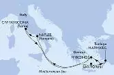 Italy,Greece,Turkiye