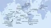 Argentina,Falkland Islands (Malvinas),Chile,Pitcairn,French Polynesia,Cook Islands,New Zealand,Australia,New Caledonia,Vanuatu,Samoa,American Samoa,United States,Mexico,Costa Rica,Panama,Dominican Republic,Virgin Islands,Netherlands Antilles,Spain,Italy
