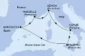 Naples,Palermo,Barcelona,Marseille,Genoa,Naples