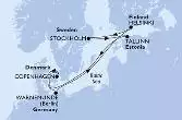 Warnemunde,Helsinki,Stockholm,Tallinn,Copenhagen,Warnemunde