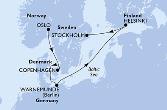 Oslo,Copenhagen,Warnemunde,Helsinki,Stockholm