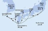Tokyo,Hiroshima,Kagoshima,Gangjeong,Sasebo,Kobe,Tokyo