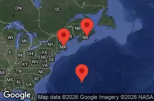 NORWEGIAN BREAKAWAY - útvonalterv 7 éjszaka indulás BOSTON, MA kelt 07/06/2026 -  MA, CANADA, BERMUDA