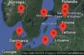  NORWAY, DENMARK, GERMANY, POLAND, LITHUANIA, LATVIA, FINLAND, ESTONIA, SWEDEN