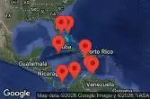  FLORIDA, BAHAMAS, DOMINICAN REPUBLIC, ARUBA, NETHERLAND ANTILLES, CARTAGENA  COLOMBIA, PANAMA CANAL GATUN LAKE PANAMA, CAYMAN ISLANDS
