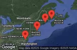 NORWEGIAN JEWEL - útvonalterv 11 éjszaka indulás PHILADELPHIA, PA kelt 26/09/2026 -  PA, MA, ME, CANADA