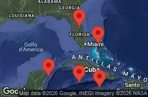 NORWEGIAN PRIMA - útvonalterv 7 éjszaka indulás ORLANDO-BEACHES-PORT CANAVERAL, FL kelt 12/04/2026 -  FLORIDA, BAHAMAS, JAMAICA, CAYMAN ISLANDS, MEXICO