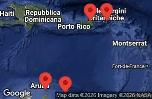 NORWEGIAN PRIMA - útvonalterv 7 éjszaka indulás SAN JUAN, PR kelt 20/12/2026 -  PUERTO RICO, BRITISH VIRGIN ISLANDS, NETHERLAND ANTILLES, ARUBA