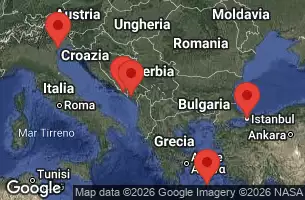 NORWEGIAN VIVA - útvonalterv 10 éjszaka indulás ISTANBUL, TURKEY kelt 31/07/2026 -  TURKEY, GREECE, CROATIA, MONTENEGRO, ITALY