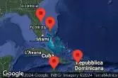 PORT CANAVERAL, FLORIDA, CRUISING, LABADEE, HAITI, FALMOUTH, JAMAICA, GRAND BAHAMA ISLAND