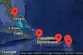 FORT LAUDERDALE, FLORIDA, CRUISING, Basseterre, Saint Kitts and Nevis, Philipsburg, Sint Maarten, SAN JUAN, PUERTO RICO, LABADEE, HAITI