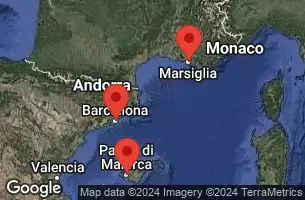 BARCELONA, SPAIN, PALMA DE MALLORCA, SPAIN, PROVENCE(MARSEILLE), FRANCE, CRUISING