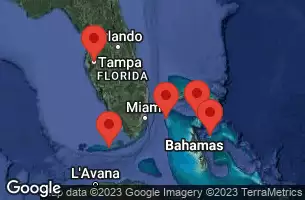 TAMPA, FLORIDA, CRUISING, NASSAU, BAHAMAS, PERFECT DAY COCOCAY -  BAHAMAS, BIMINI, BAHAMAS, KEY WEST, FLORIDA