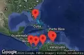 MIAMI, FLORIDA, CRUISING, PUERTO LIMON, COSTA RICA, COLON, PANAMA, CARTAGENA, COLOMBIA, ORANJESTAD, ARUBA, WILLEMSTAD, CURACAO