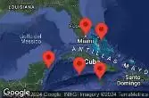 MIAMI, FLORIDA, NASSAU, BAHAMAS, CRUISING, FALMOUTH, JAMAICA, GEORGE TOWN, GRAND CAYMAN, COZUMEL, MEXICO