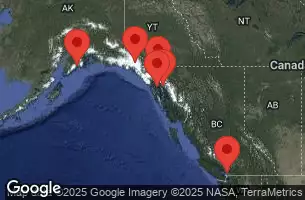 RCC OVATION OF THE SEAS - útvonalterv 7 éjszaka indulás SEWARD, ALASKA kelt 03/07/2026 - SEWARD, ALASKA, HUBBARD GLACIER (CRUISING), JUNEAU, ALASKA, SKAGWAY, ALASKA, ICY STRAIT POINT, ALASKA, VANCOUVER, BRITISH COLUMBIA