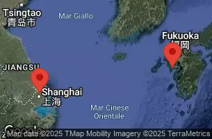 RCC SPECTRUM OF THE SEAS - útvonalterv 4 éjszaka indulás SHANGAI (BAOSHAN), CHINA kelt 10/09/2025 - SHANGAI (BAOSHAN), CHINA, CRUISING, NAGASAKI, JAPAN