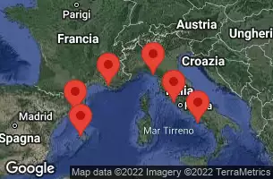 Civitavecchia, Italy, NAPLES/CAPRI, ITALY, CRUISING, BARCELONA, SPAIN, PALMA DE MALLORCA, SPAIN, PROVENCE(MARSEILLE), FRANCE, LA SPEZIA, ITALY